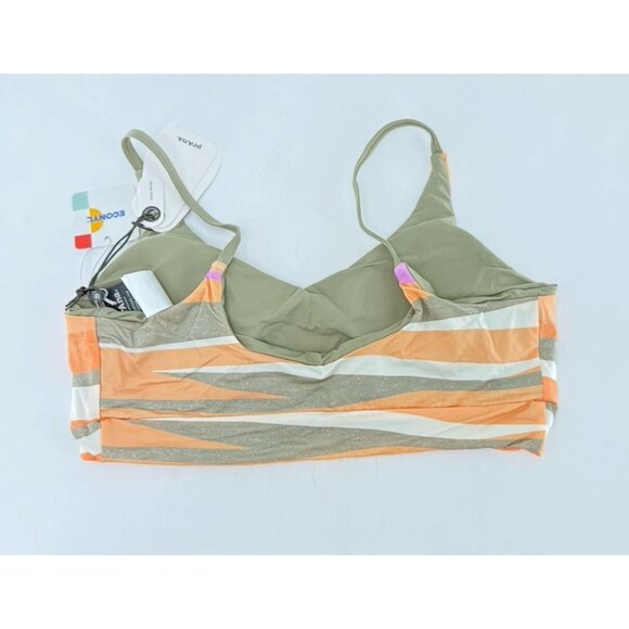 NWT PrAna Women's Willow Falls Reversible‎ Swim Top Waves Size Small Sustainable - Picture 2 of 6